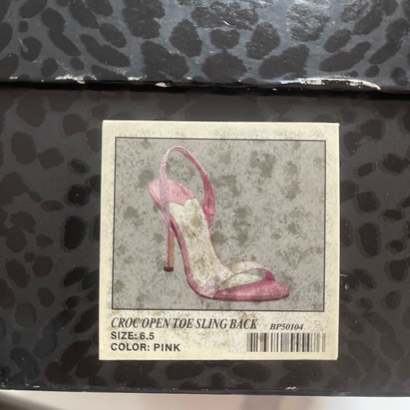 baby phat CROC OPEN TOE SLING BACK SZ 6.5 - Picture 6 of 11